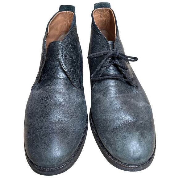 Cole Haan Black Charcoal Leather Lace Up Chukka Boots Men\'s Size 10.5M main image 6